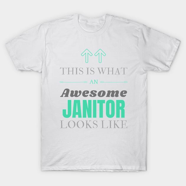 Janitor T-Shirt by Mdath